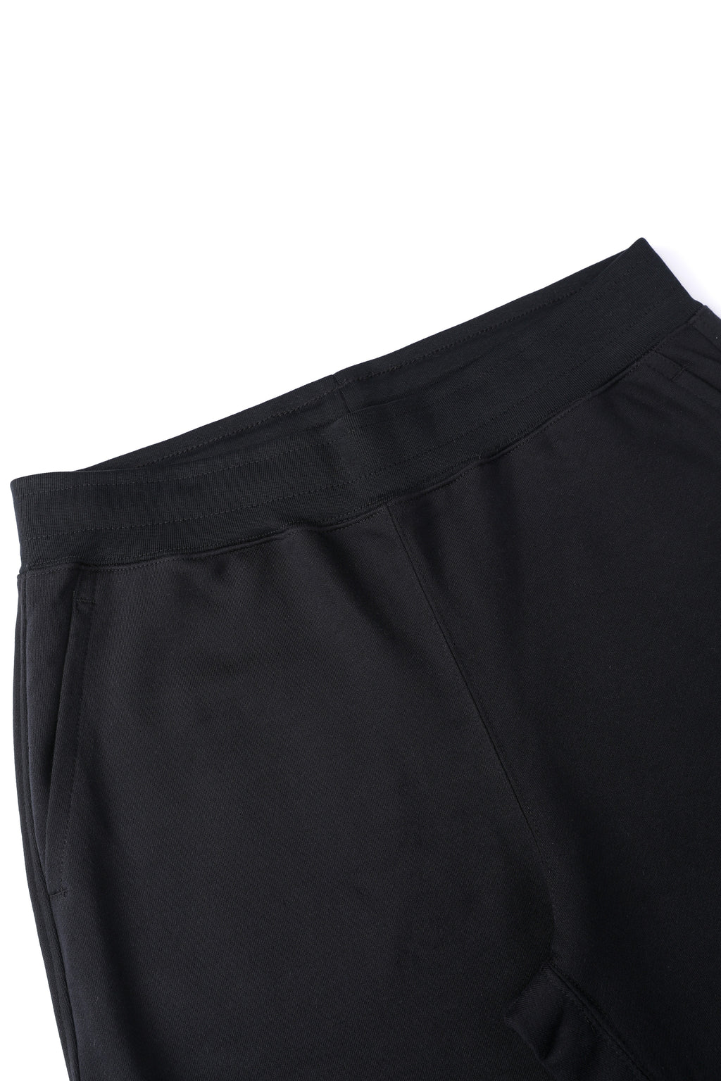 【コスパ優秀】ベーシック 綿 パーカー＆パンツ ブラック | 帽子付き ポケット付きのゆったり2点セット