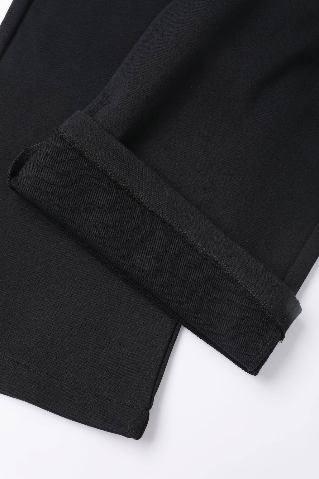 LINDEN ストレートスウェットパンツ ブラック