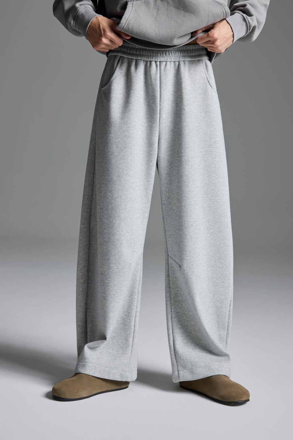 LINDEN バレルスウェットパンツ グレー